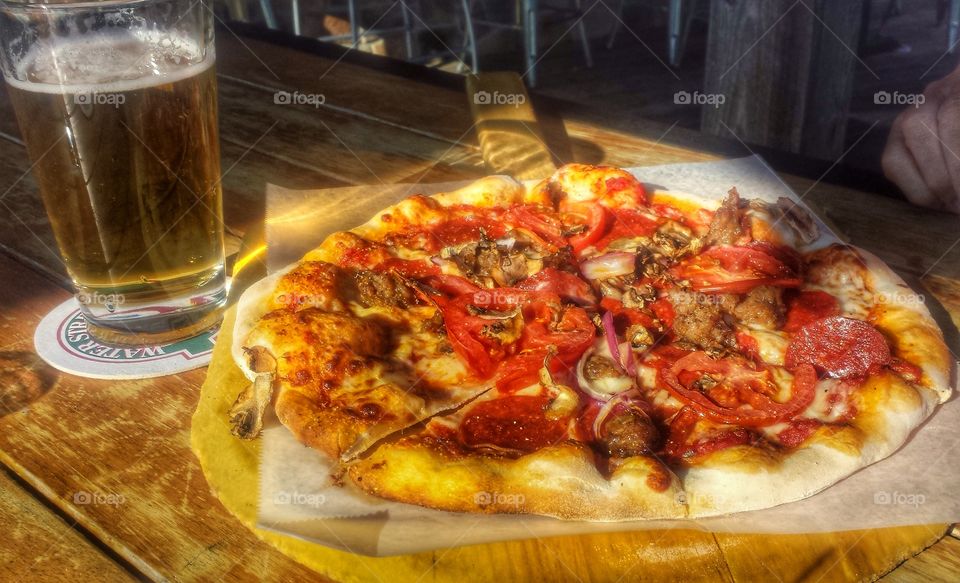 Pizza and Beer