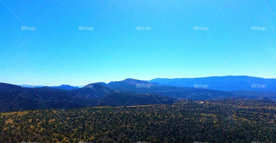 Arizona landscape. Camp verde.