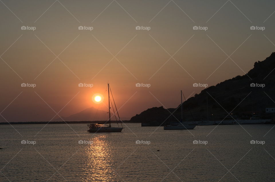 Sunset in Lemnos - Greece