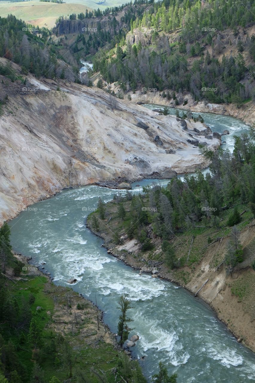 Scenic view of river