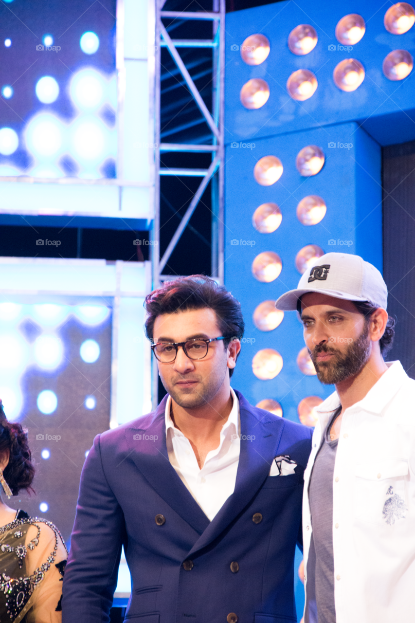 Bollywood celebrity Hrithik Roshan and Ranveer Kapoor