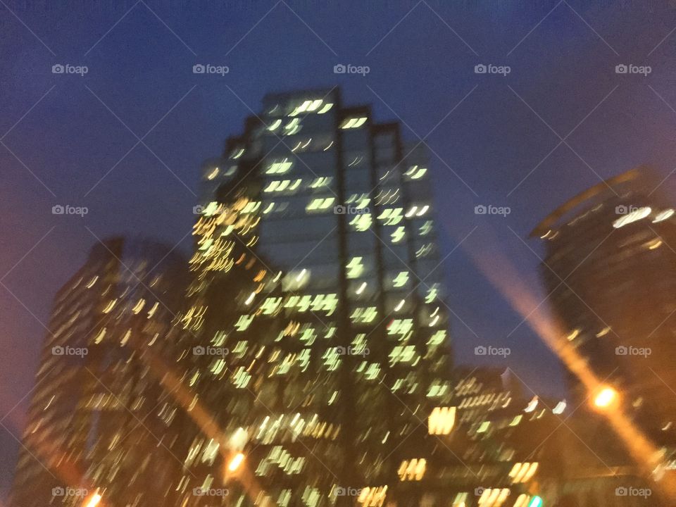 Downtown Vancouver in the evening 