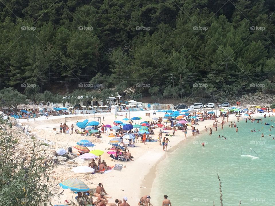 Saliara- Marble beach on Thassos island in northern Greece