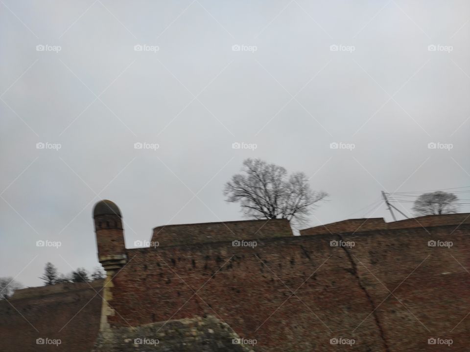 Belgrade Serbia old ramparts Kalemegdan fortress