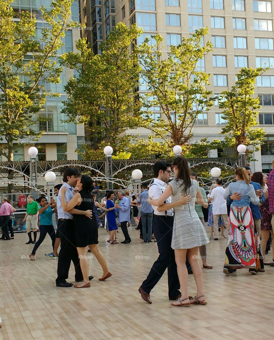 Dancing - Outdoors Lincoln Center