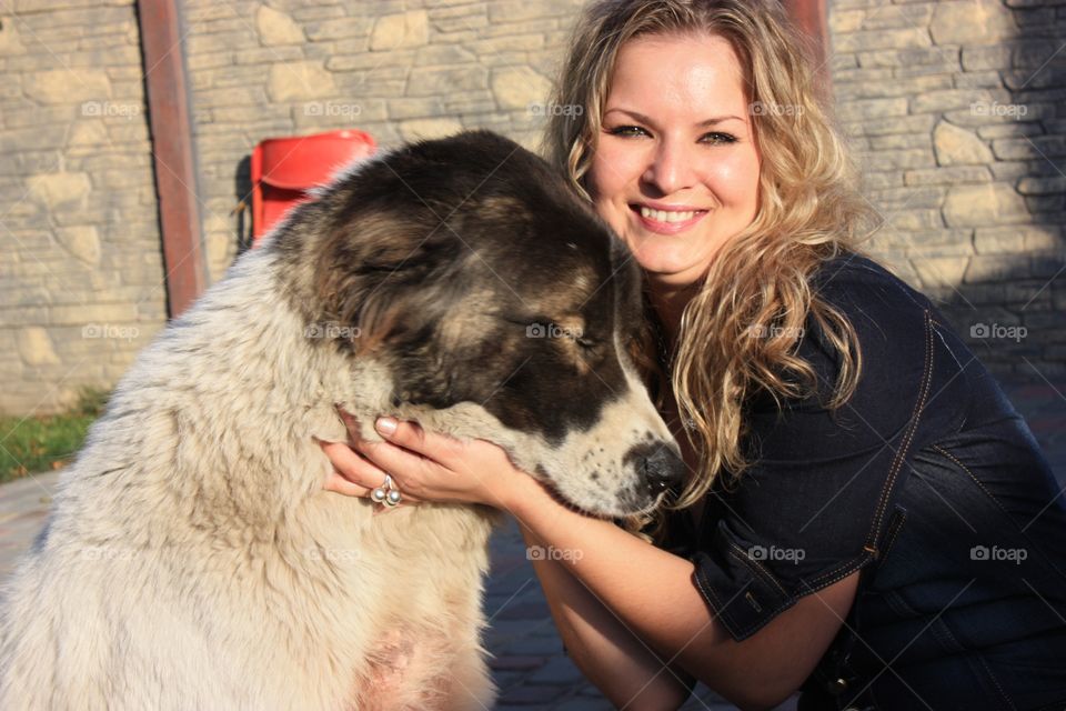 Portrait, Dog, People, Mammal, Woman