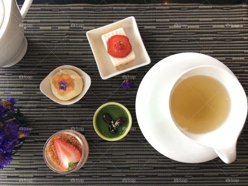 The afternoon tea set