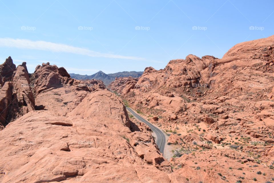 Valley of fire scenic road