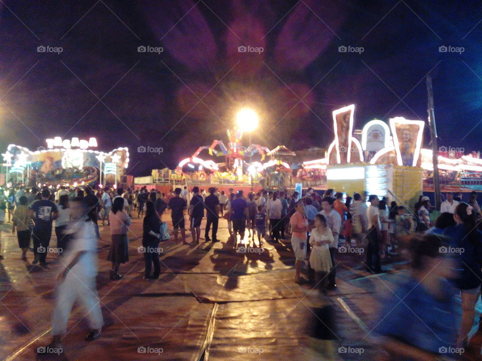 Crowd at the fair