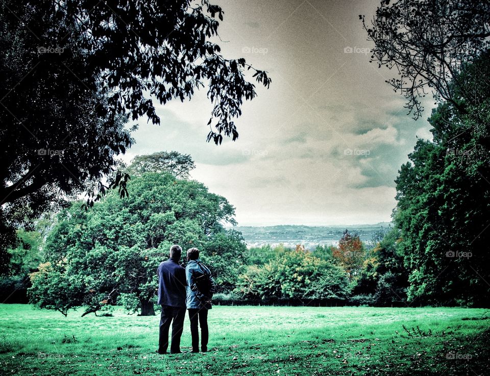 Couple. Countryside 