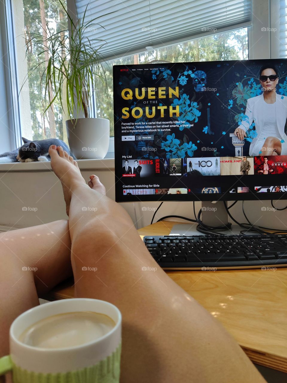 Find the most comfortable position, grab a cup of hot coffee and hit play on your favorite show