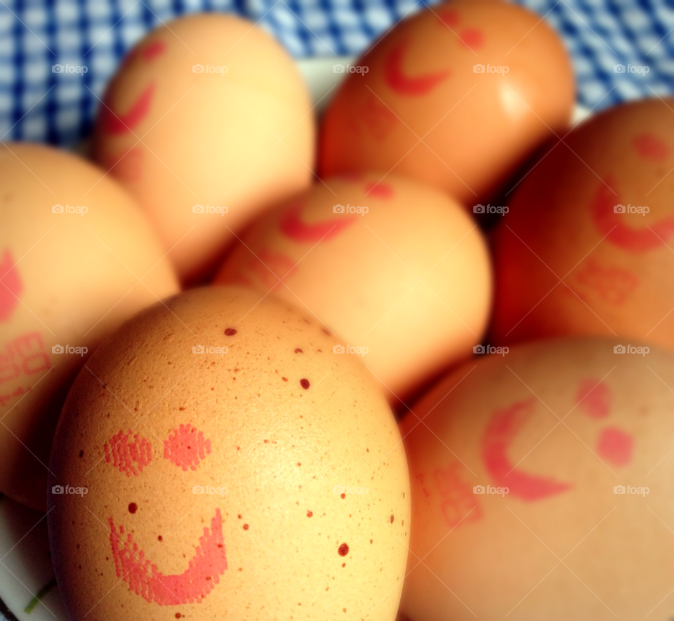 happy food breakfast eggs by krispett