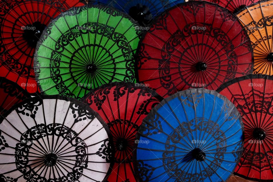 Parasols and colors
