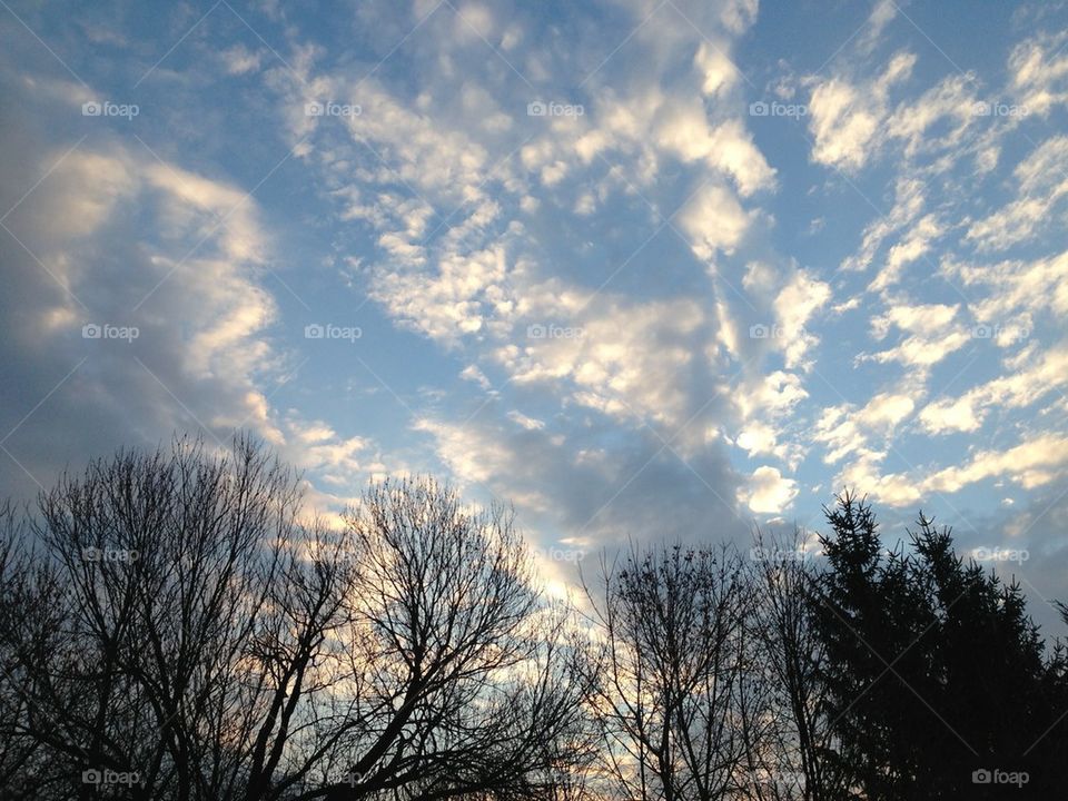 December sky