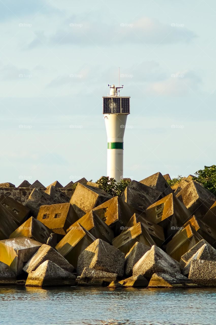 Lighthouse in the port