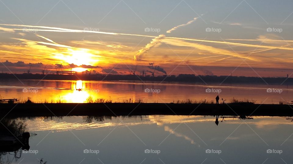 Sunset in Latvia