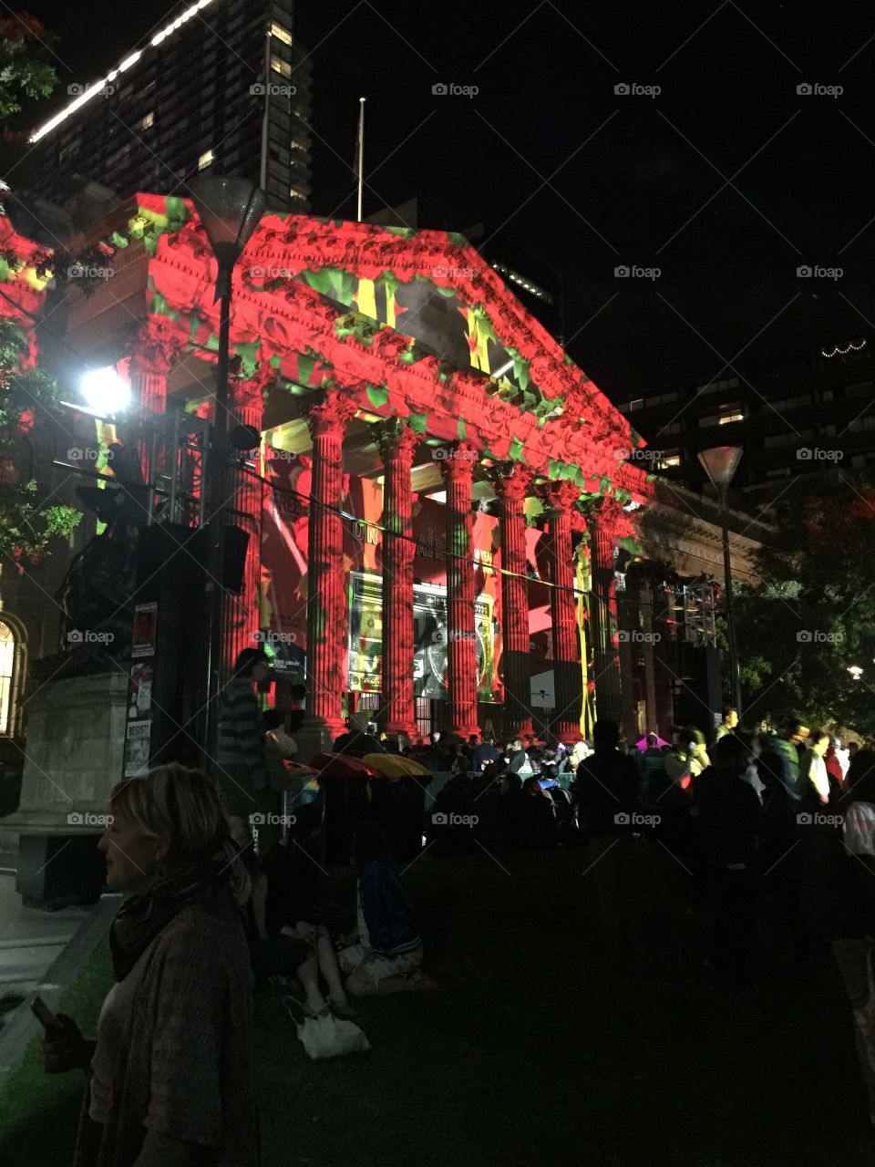 State library- Melbourne 
White Night 2017