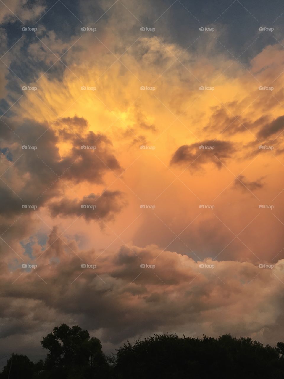 Gorgeous clouds. 