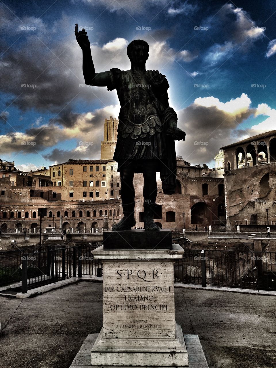 Roman Emperor in Rome.  