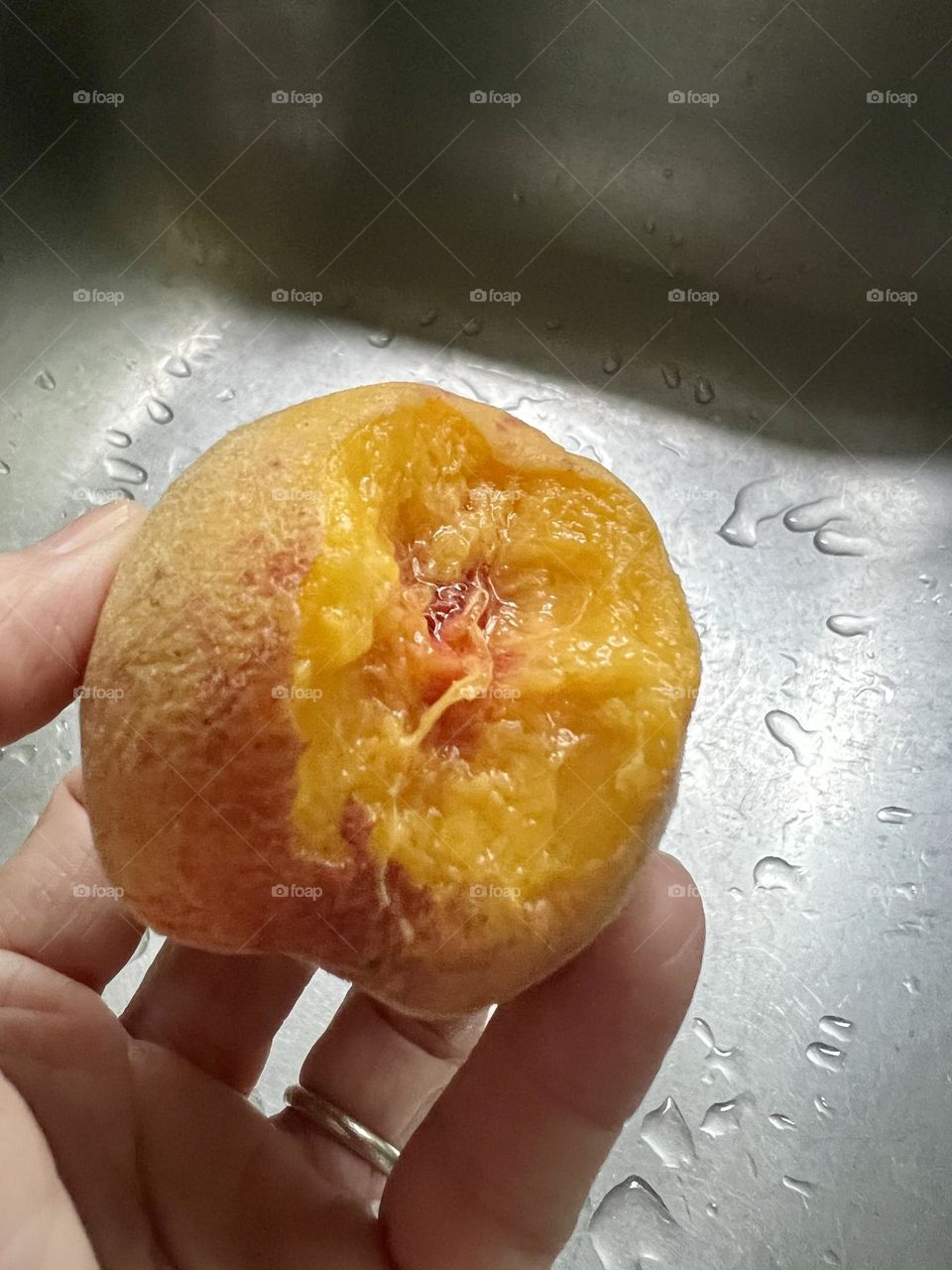 Peaches! A perfect summer peach is so sweet and juicy it’s best eaten standing over your kitchen sink.