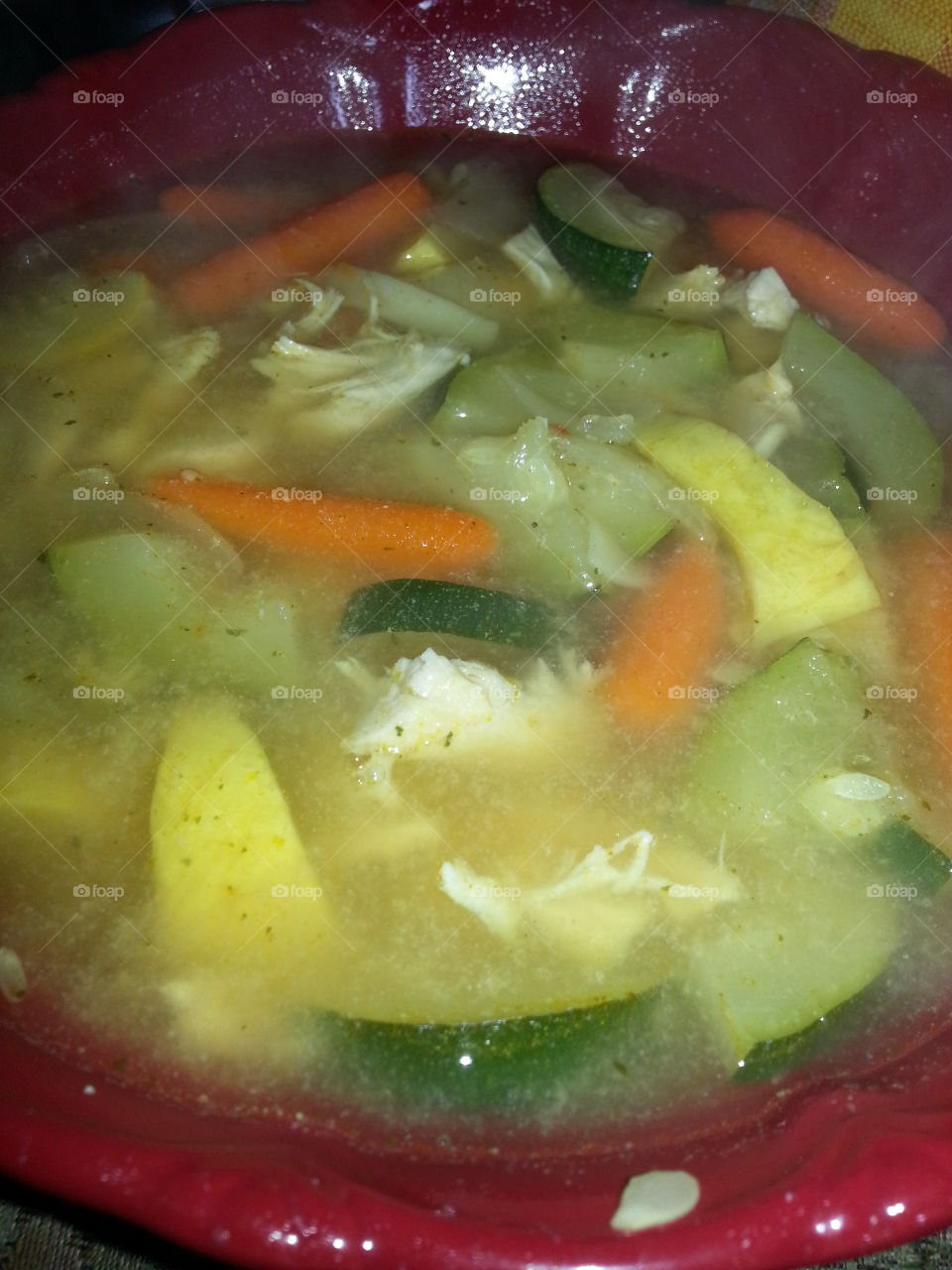 Chicken Vegetable Soup. made from scratch