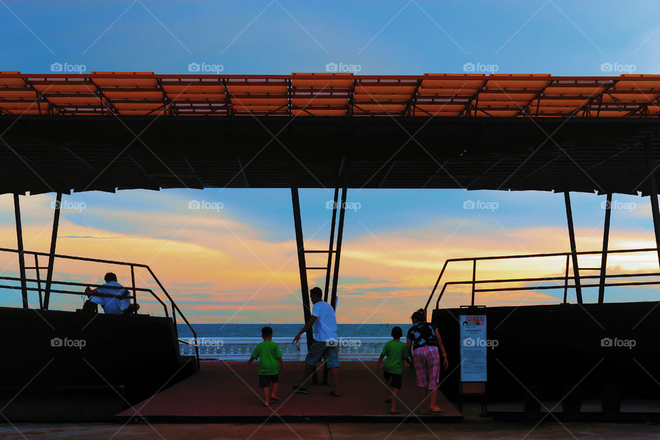 Evening Sky Background