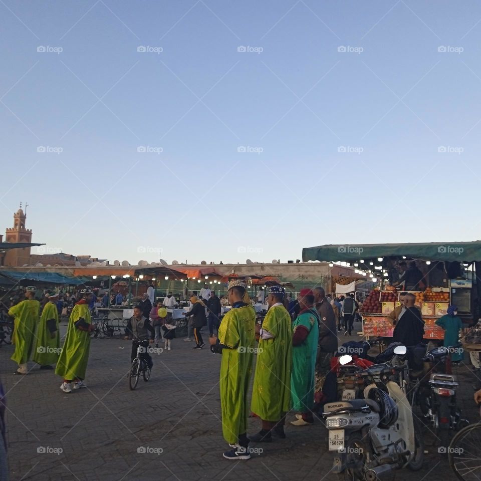 Marrakech city , Morocco , monument