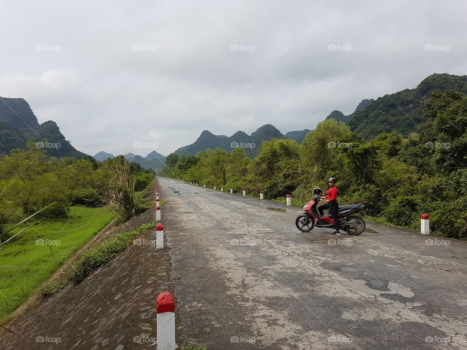 Great motorbike ride in vietnam