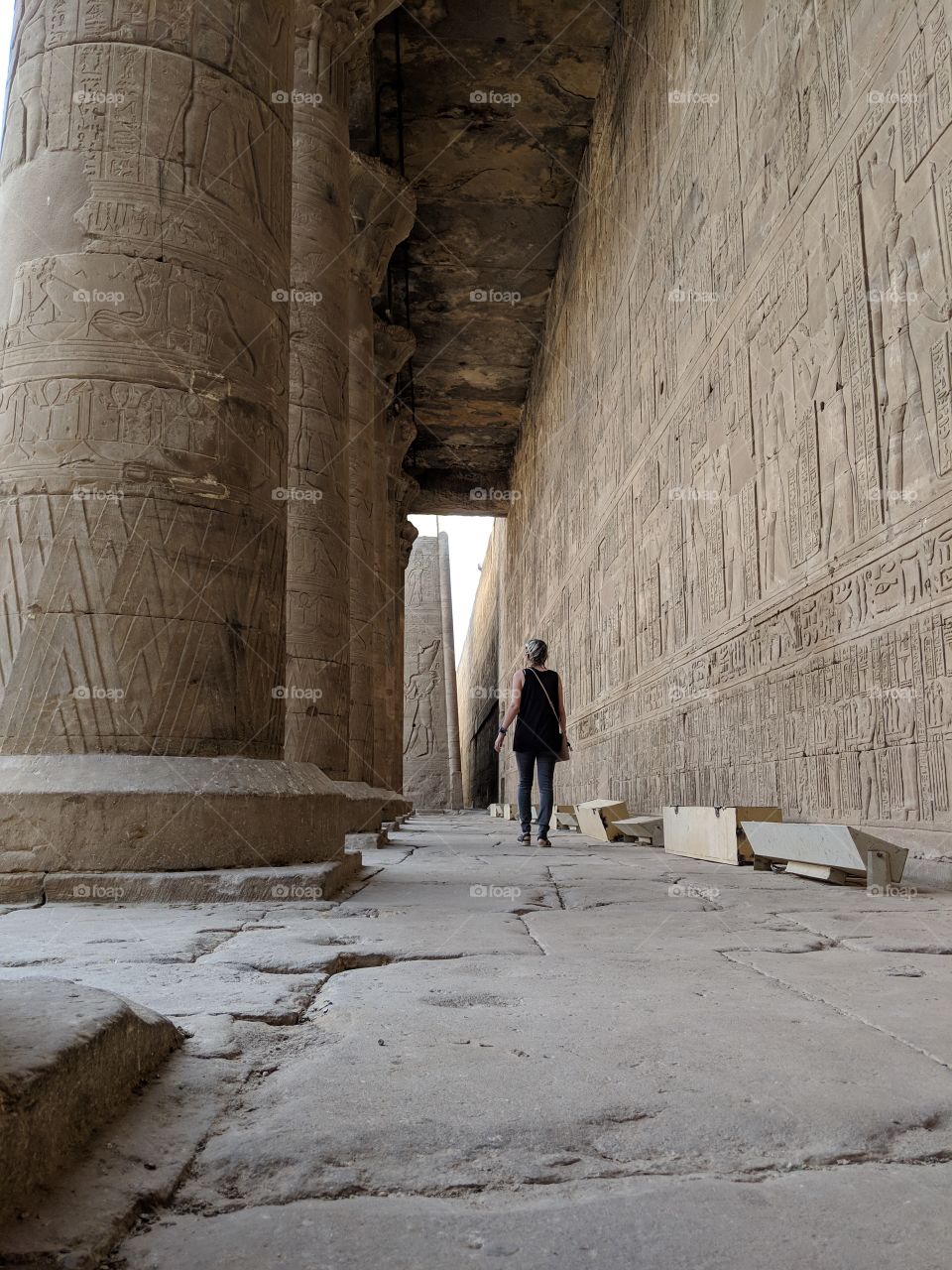 Exploring the Temple of Medinet Habu in Luxor, Egypt