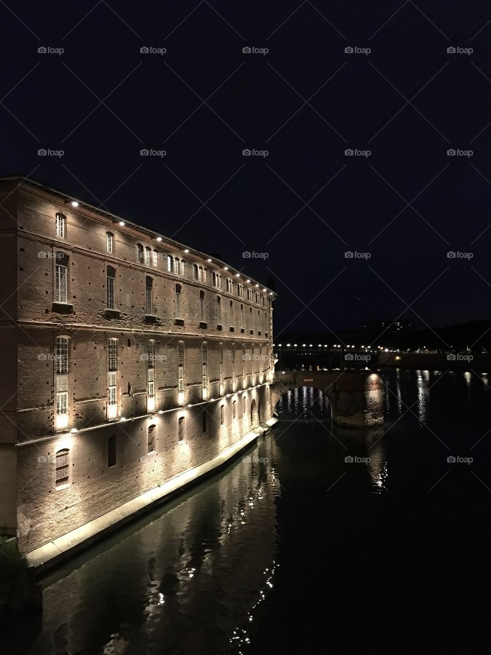City Reflection in the river
