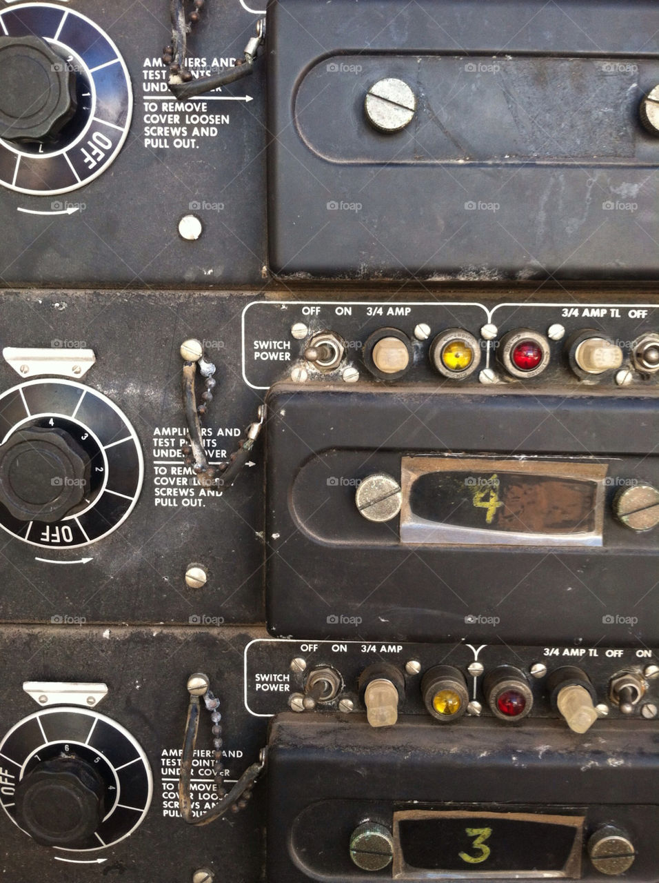 An old retro Military communication radio.