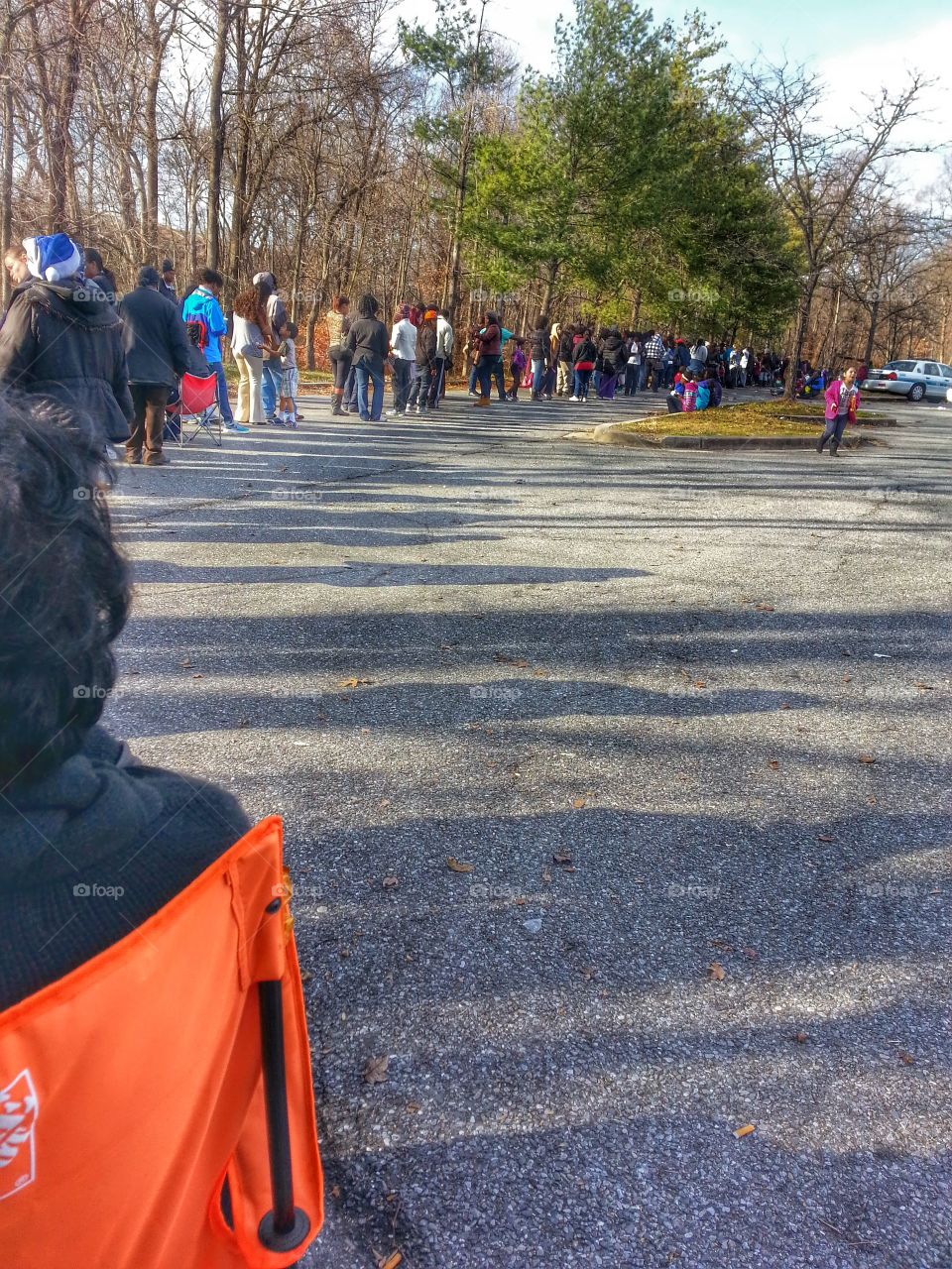 waiting . there must be something great at the end of this 4 hour line