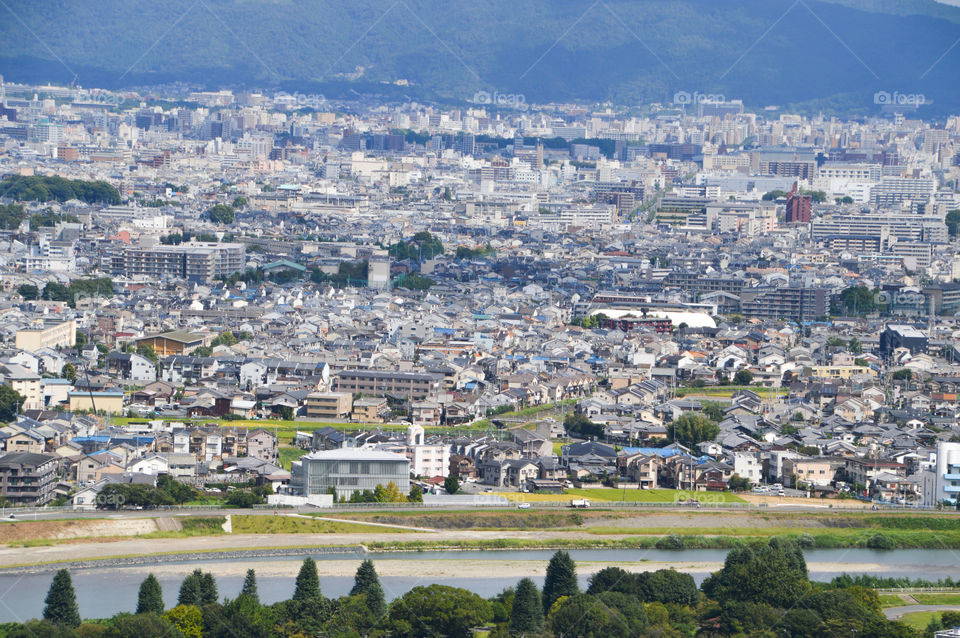 View On Kyoto From Arashiyama