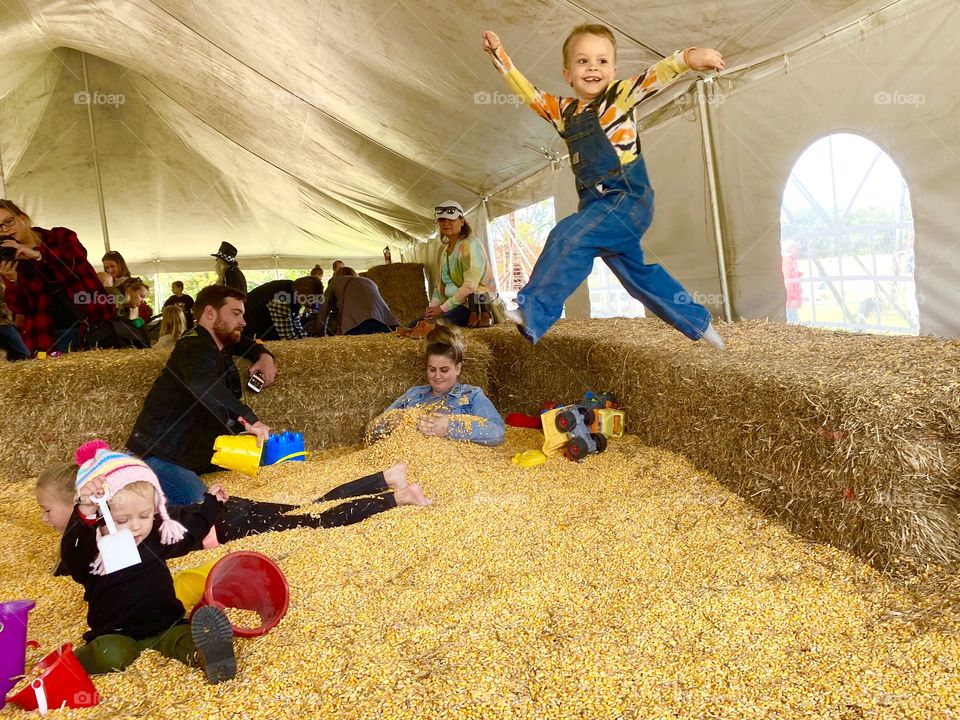 Corn pit