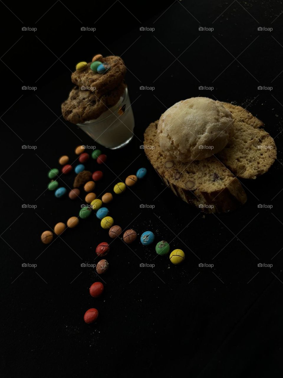 How sweet it is with milk cookies 🍪