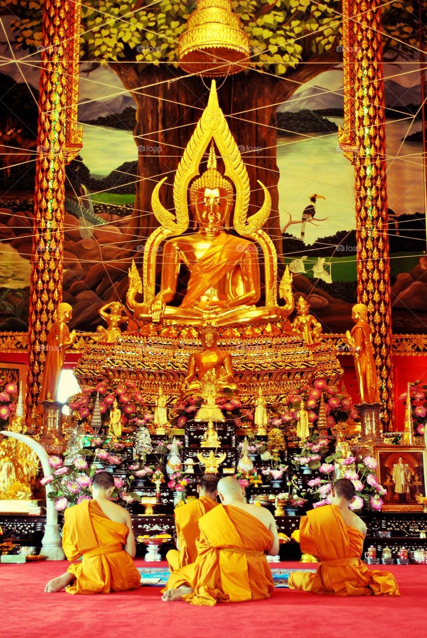 Buddha statue in temple