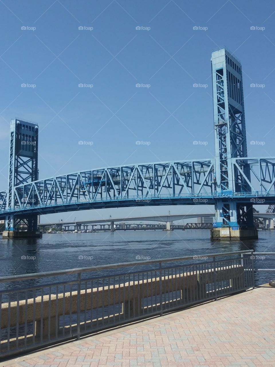 The Main Street Bridge Jacksonville Florida spanning the St.Johns River