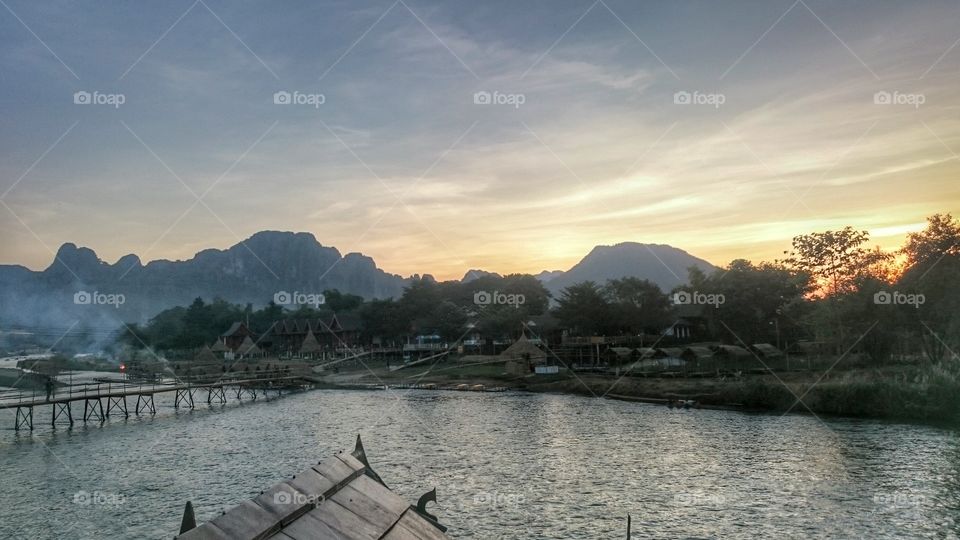 Vang Vieng Sunset