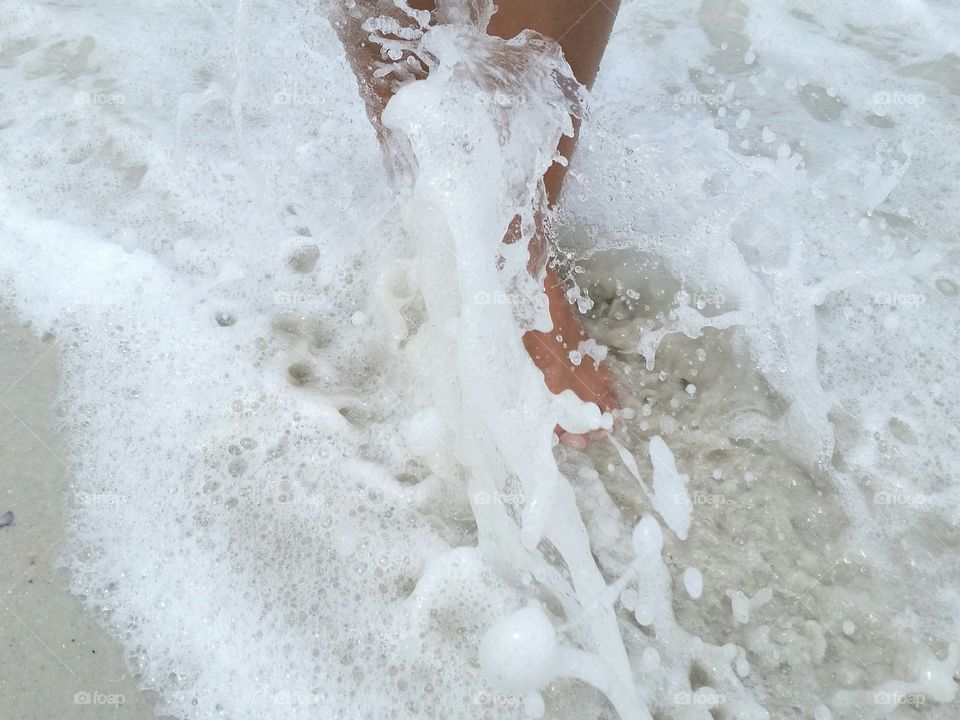 Wacky waves on Clearwater Beach, Fla!