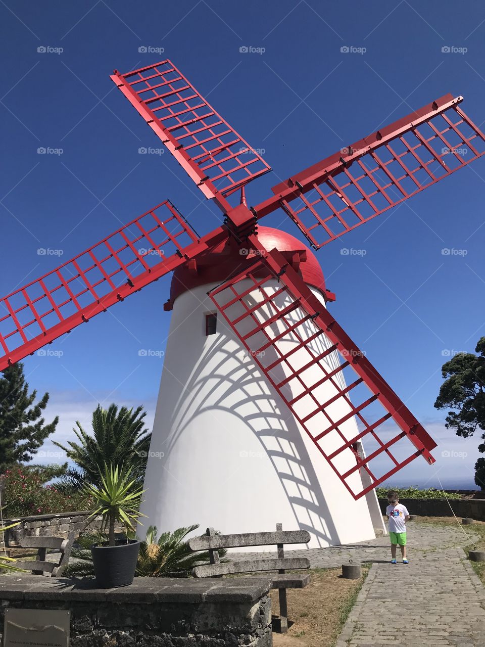 Windmill off Pico Vermelho Açores