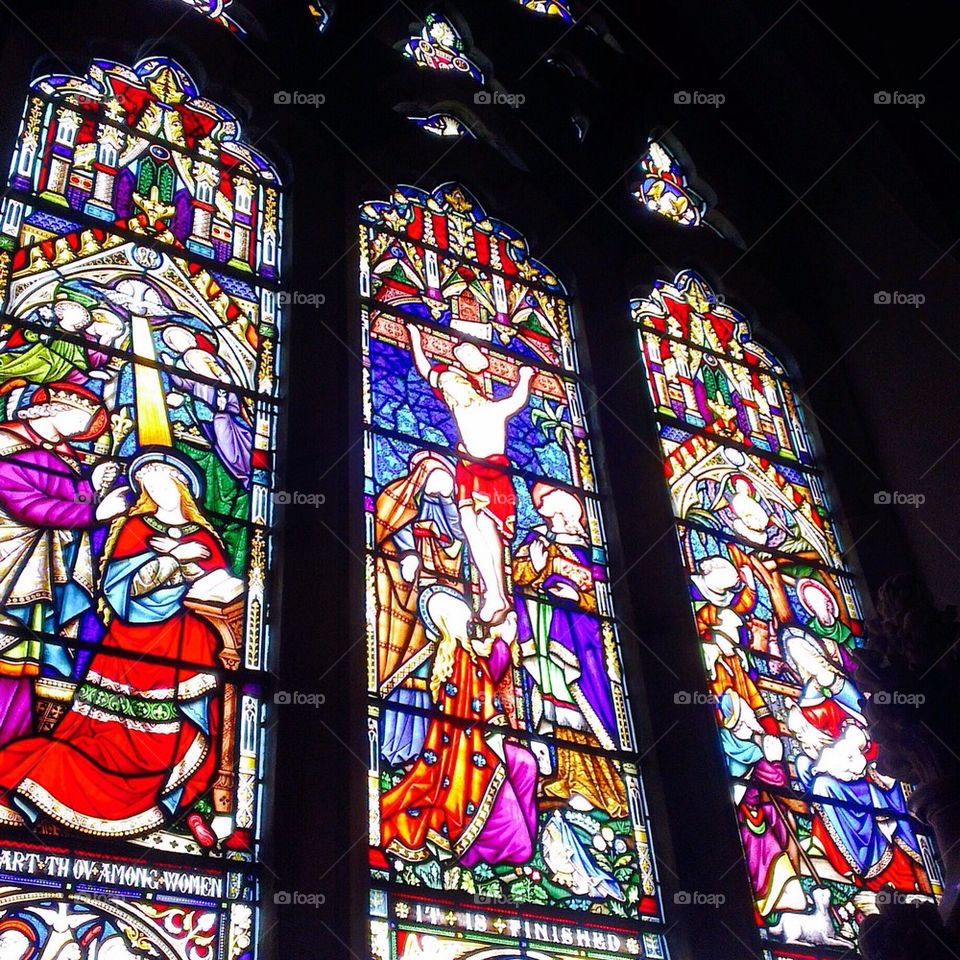 Stained glass window