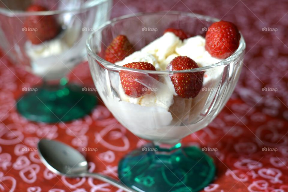 Close-up of a ice cream