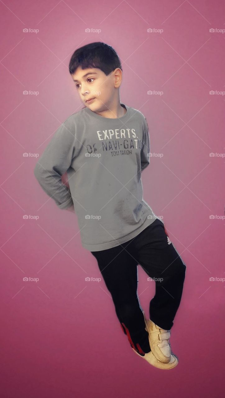 Children's clothing model.