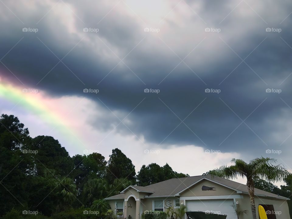 Rainbow after the rain.