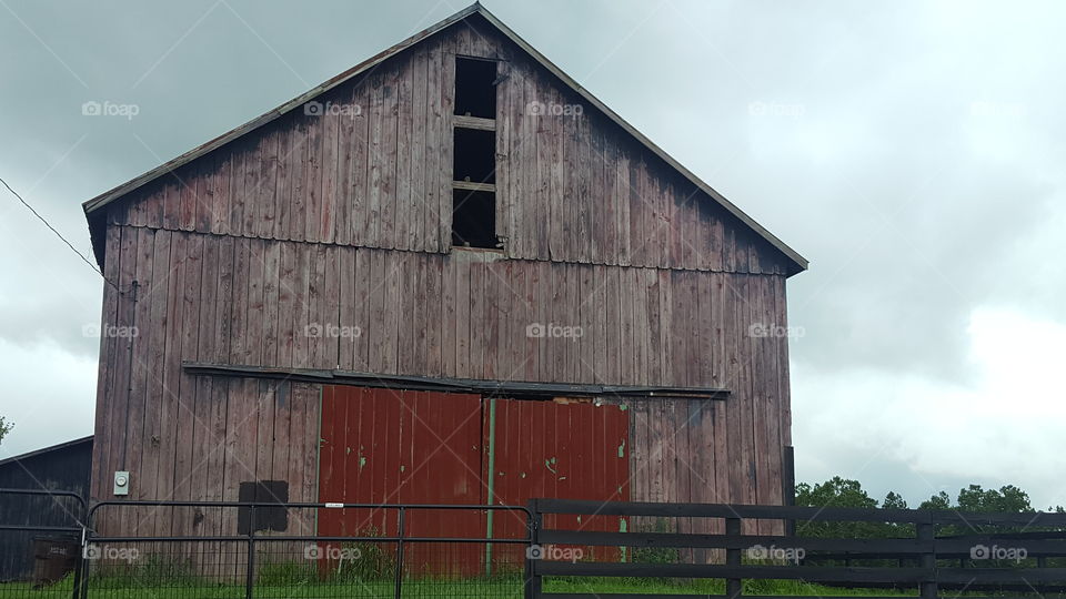 old Red barn