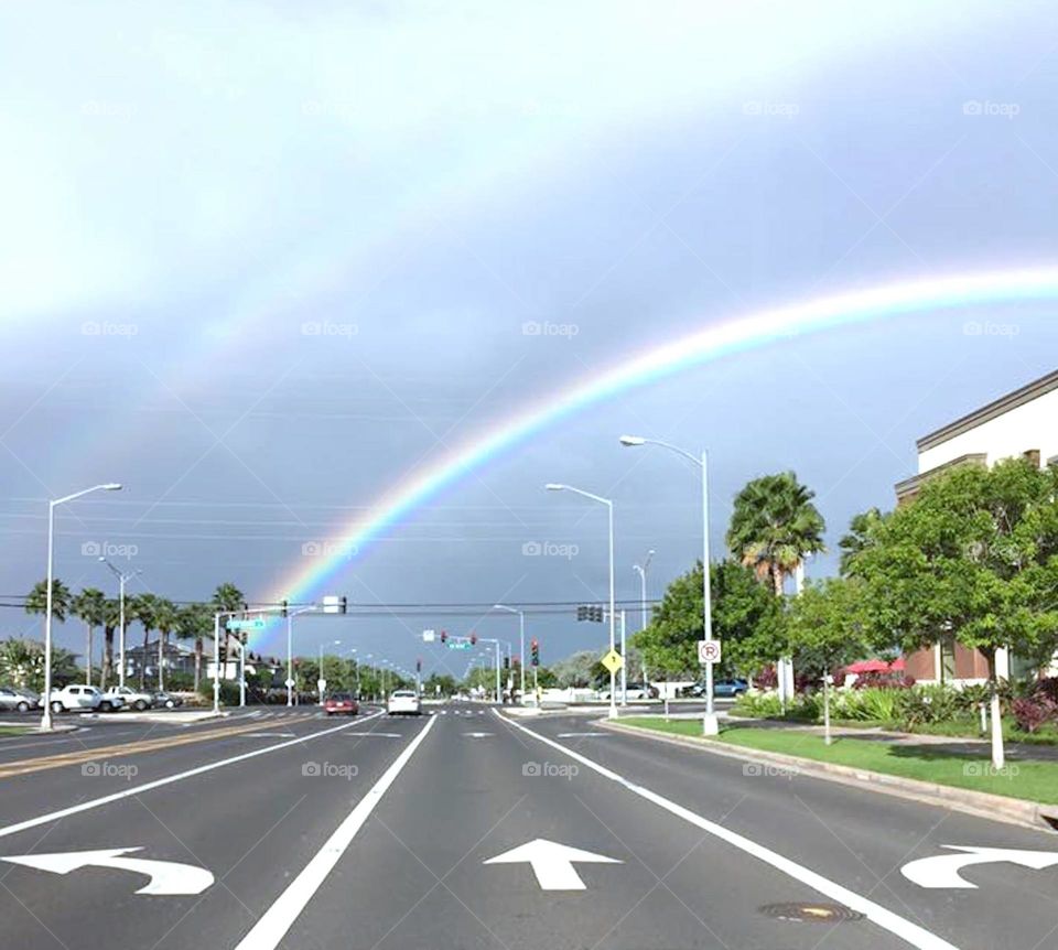 rainbow after the rain