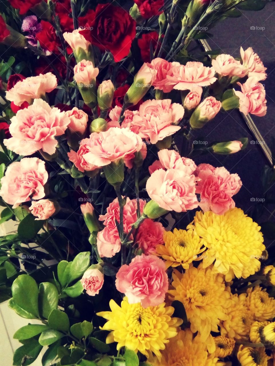 Flores románticas.