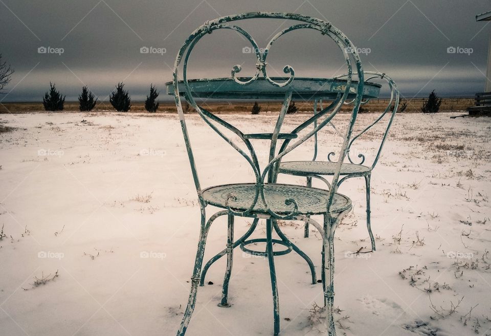 Table in Winter