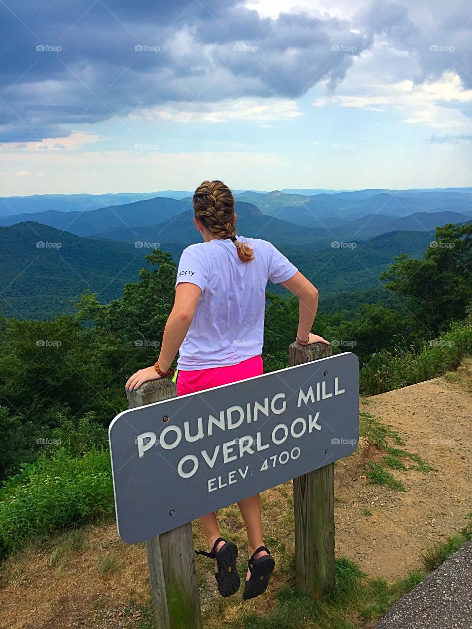 Pounding Mill Overlook. My very favorite overlook on the Blue Ridge Parkway. Go sometime, it's worth it. 