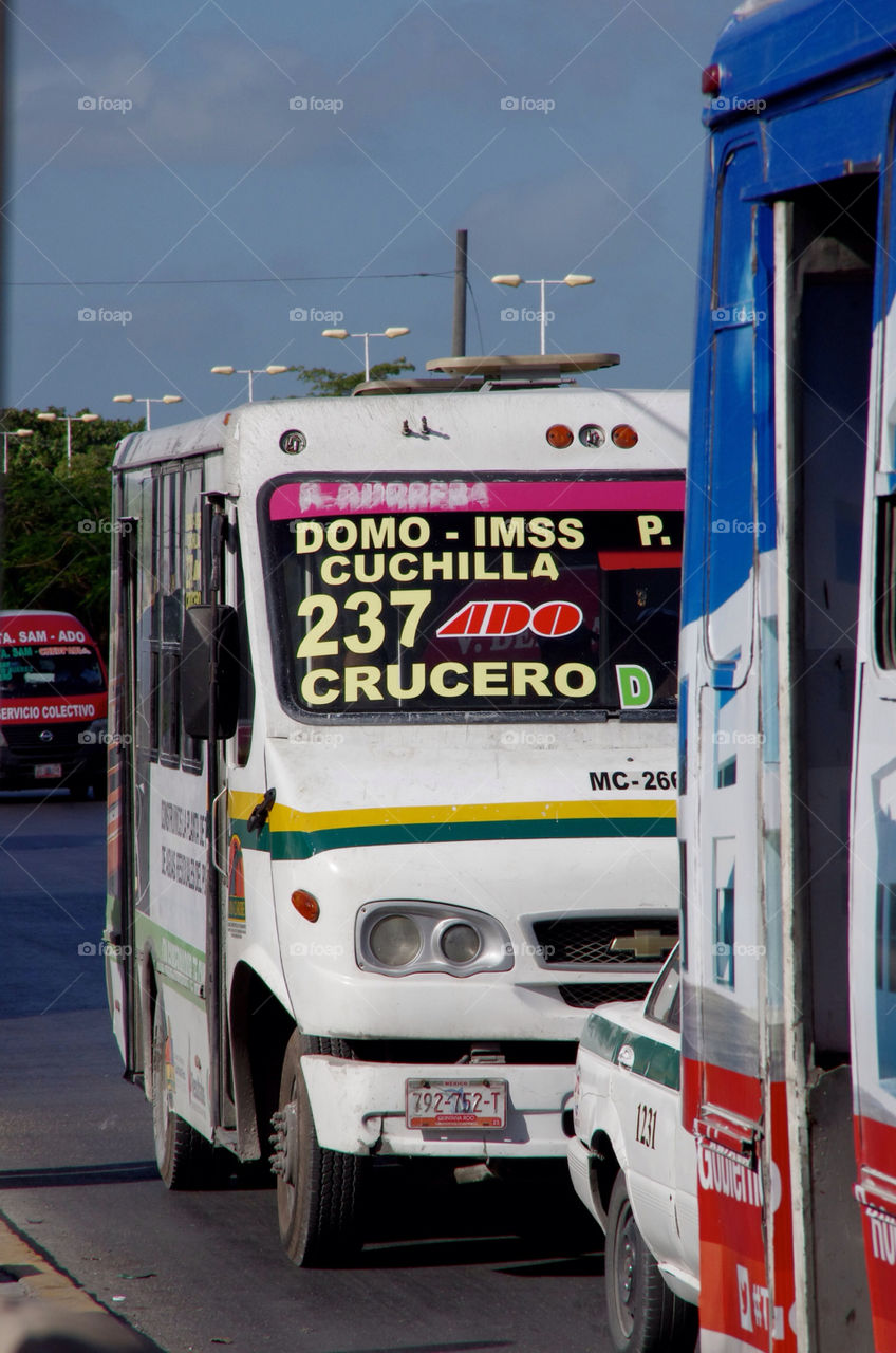 Bus in Mexico